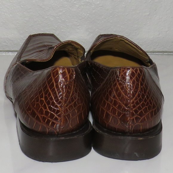 Mezlan Crocodile Loafers main image 5